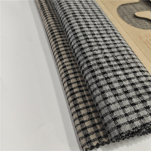 ผ้าทวีดลายสก็อตเนื้อผ้าถักนิตติ้งอย่างดี ยืดหยุ่นได้ ผลิตจากโรงงานเสื้อผ้า เหมาะสำหรับตัดเย็บเสื้อโค้ทและแจ็คเก็ต - Product Image 6