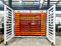 Aceally Pulverbeschichtetes Metallblechregal Hochbelastbares Mehrstöckiges Metallblechregal