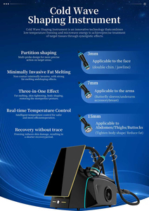 Máquina innovadora de ondas frías <span class=keywords><strong>para</strong></span> antienvejecimiento, modelado corporal, mejora la flacidez de la piel y eliminación de la papada - Product Image 2