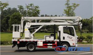 CHN 13.5-meter folding arm telescopic aerial work platform aerial lifting vehicle - Product Image 3