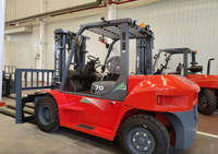 Prix d'usine chinois 7 tonnes chariot élévateur électrique CPD70 avec accessoires en option chaud en Algérie et RD Congo