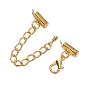Ponytail Buckle Set Alloy Plated Gold Silver Chain T Bar Clasp For <b>Bracelet</b> Making DIY Jewelry Components <b>Box</b> Pack - Product Image 4