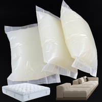 Colle PO de fabrication chinoise utilisée pour le laminage de matelas 3D, colle thermofusible à haute adhérence