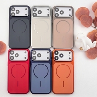 Coque de téléphone magnétique personnalisable de luxe antichoc pour iPhone 17 Air 16 15 14 13 12 Pro Max avec protection d'objectif