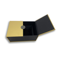 Boîte d'emballage de chocolat à double porte avec fermeture magnétique, en carton, avec impression personnalisée, découpe au laser, design spécial, pour cadeaux et bonbons