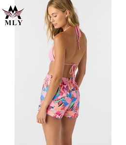 Bikini string écologique MLY maillot de bain imprimé mini micro bikinis sexy vente en gros de shorts de bikini avec logo personnalisé ensemble de 3 pièces - Product Image 2