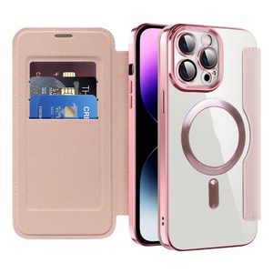 Custodia a Portafoglio Multifunzionale Flip in Pelle PU con Retro Trasparente in TPU per <span class=keywords><strong>iPhone</strong></span> 17 Air 17 <span class=keywords><strong>Pro</strong></span> Max 16 14 15 <span class=keywords><strong>13</strong></span> - Product Image 1