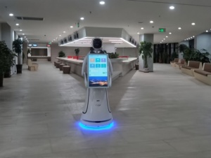 Amy Intelligent Service Robot pour la banque et la vente au détail-<span class=keywords><strong>Assistant</strong></span> interactif alimenté par l'IA avec écran tactile - Product Image 5