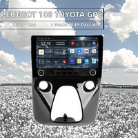 Autoradio multimédia GPS pour Peugeot 108 et Aygo B40 2014-2021, Navigation USB, Stéréo Android Auto, Mirror Link, Télécommande