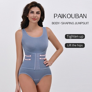 Venta al por mayor 2025 Nuevo Body Moldeador con Cremallera y Cinturón para Mujer, Control de Abdomen, Faja Reductora, Corsé Entrenador de Cintura - Product Image 4