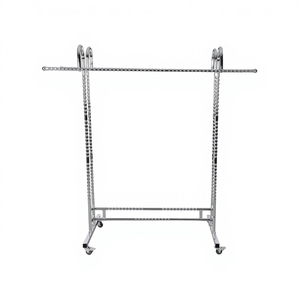 Expositor de Ropa Metálico Cromado de Alta Resistencia con Construcción Duradera e Instalación Rápida - Product Image 2