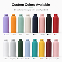 Premium 500ml Vakuum-Isolierflasche Lebensmittelechter 304 Edelstahl BPA-Frei Auslaufsichere Wasserflasche mit Rutschfester Basis