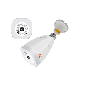 Cámara inteligente tuya fish eye Alexa, <span class=keywords><strong>Google</strong></span> <span class=keywords><strong>Home</strong></span>, lámpara panorámica 360 de 3MP, Wifi, bombilla de luz CCTV - Product Image 4