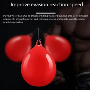 Sacco da Boxe Sospeso in PVC con Cinghia di Sicurezza, Palla Veloce per Allenamento Fitness e Reazione - Product Image 4