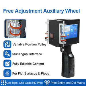 12.7mm Pipeline Dedicated <strong>Handheld</strong> <strong>Coding</strong> <strong>Machine</strong> 600dpi Resolution Inkjet Printer <strong>for</strong> Steel Pipe Cable <strong>for</strong> Tube Printing - Product Image 4