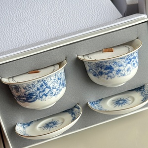 Luxurious ceramic tea cup and saucer romantic soy wax scented <b>candle</b> for art display party <b>gift</b> - Product Image 5