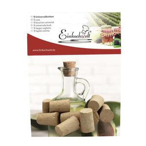 Einkochwelt Universal <b>Corks</b> 9-Pack For Preserving Jars And <b>Bottles</b> - Product Image 1