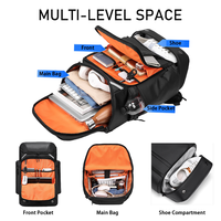 Tas Ransel Bisnis Pria Anti Air dengan Pengisian Daya USB, Anti Maling, dan Kantong Terpisah untuk Barang Basah dan Kering, Dilengkapi Insulasi untuk Perjalanan Bisnis