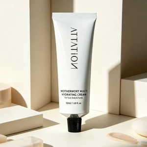 ATTATION Crème hydratante multi-usages à l'agripaume, adaptée aux peaux sensibles, crème nourrissante quotidienne coréenne pour le visage, hydratation intensive - Product Image 1