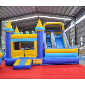 บ้านลมเป่าลมสำหรับเด็กสำหรับงานปาร์ตี้ พร้อมเครื่องเป่าลม กระเป๋าหิ้ว และชุดซ่อมแซม สำหรับใช้ในร่มและกลางแจ้ง เหมาะสำหรับสถานที่จัดงานปาร์ตี้สำหรับเด็ก - Product Image 1
