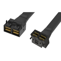 PCIe se SlimSAS 8i إلى 2 Mini SAS HD SFF8643 24 50 من 50: 80 كابل إلكتروني للتطبيقات