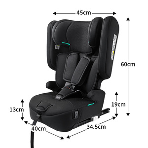 Seggiolino Auto per Bambini ECE R129 I-Size <span class=keywords><strong>ISOFIX</strong></span> Gruppo 1 2 3 9-36kg, Seggiolino Auto Pieghevole per Neonati e Bambini con Top Tether - Product Image 5