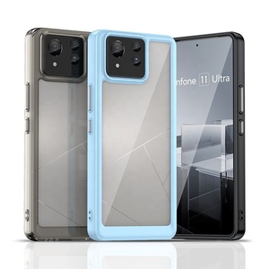 Coque de protection transparente en TPU acrylique colorée anti-traces de doigts pour <span class=keywords><strong>Asus</strong></span> <span class=keywords><strong>Zenfone</strong></span> <span class=keywords><strong>9</strong></span>, Xperia 5, 10V, 1 VI, et 11 Ultra 10 - Product Image 1