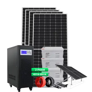 Pengisi daya mobil panel surya sistem tenaga surya 10KW kualitas tinggi inverter 10KW produsen Tiongkok