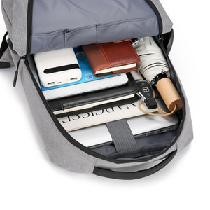 Men's Casual <b>Backpack</b> <b>Large</b> Capacity With Usb Multi Functional Business Commuting Laptop <b>Backpack</b> 36-55L Solid Color - Product Image 4