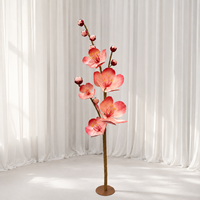 Arbre à fleurs de cerisier rose géant en papier, fleur artificielle, décoration pour événements de mariage, décoration florale commerciale, décoration de scène