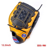 Guantes de Béisbol Personalizados para Lanzadores Zurdos, para Adultos y Niños, para Outfielder/Catcher, 125 Pulgadas, de Cuero Vacuno de Dos Capas, Guante de Béisbol para Receptor