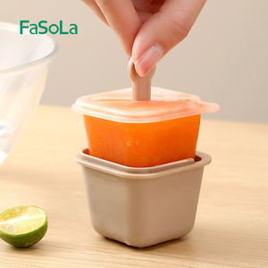 FaSoLa-bandejas para cubitos de hielo con tapa, Set de 6 unidades para hacer helados caseros con tapa - Product Image 4