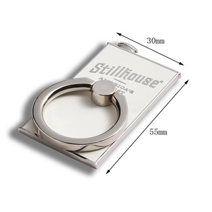 Support de téléphone portable en métal en forme de bouteille d'essence blanche avec logo personnalisé – Cadeau promotionnel - Product Image 4