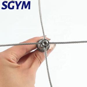 1/8 ''in acciaio inox cavo croce morsetto per giardino Trellis Kit con 3mm fune rampicante piante rampicanti - Product Image 3