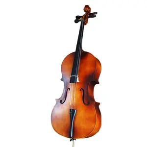 大提琴制造商马特4/4 3/4学生练习古董大提琴与大提琴袋