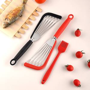 Spatule à friture en silicone de vente chaude spatule à poisson tourneur à fente résistant à la chaleur pour la cuisson des œufs de poisson et des aliments - Product Image 4