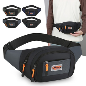 Fashion Unisex Waist Bag Large Capacity Waterproof Multi Functional For Travel Work Outdoor Use With Phone Pocket - Product Image 1