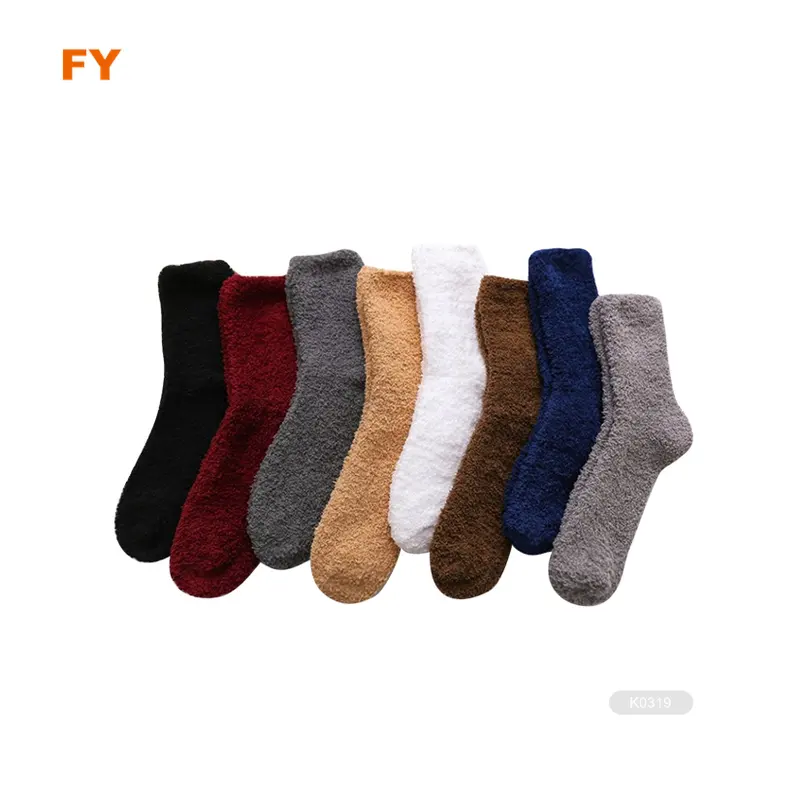 ZJFY-K0122 super weiche Socken warme Unisex-Fuzzy-Kuschel socken