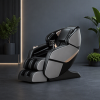 Nuevo Diseño de Silla de Masaje de Gravedad Cero 4D con Doble Movimiento, Silla de Masaje Eléctrica de Lujo con Calefacción Corporal Completa, Silla de Masaje Spa 3D