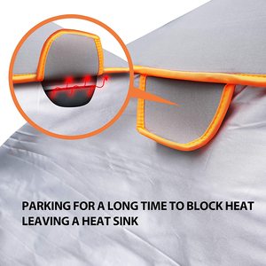 غطاء سيارة كامل للحماية من جميع الظروف الجوية، مقاوم للمطر والثلج والصقيع والبرد - Product Image 3