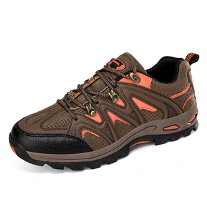 Chaussures de randonnée pour hommes, bout rond, tige synthétique, doublure en mesh, semelle extérieure en caoutchouc antidérapante, toutes saisons, semelle intermédiaire en EVA, randonnée en plein air - Product Image 4