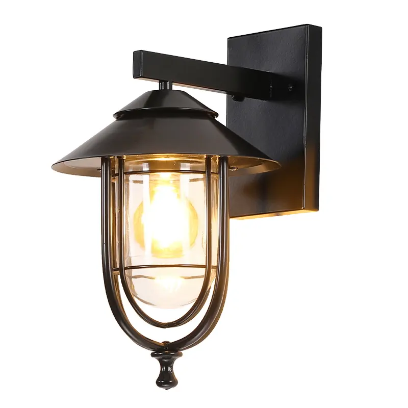 quality outdoor retro garden courtyard wall lamp sconce lighting led lamp outdoor wall light