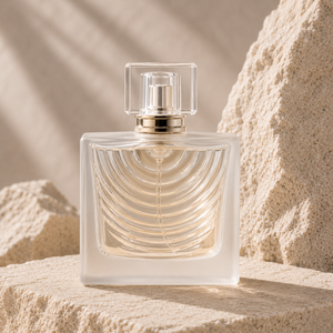 Premium Thick Base Curved Layered Clear Glass 60ml 100ml Perfume <b>Bottle</b> - Product Image 6