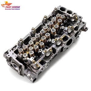 Ensemble de culasse Hangood 4HK1 5,2 L 4 cylindres pour camion NPR NQR NRR, excavateur, moteur, pièces de machines de construction - Product Image 1