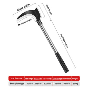 Faucille multifonctionnelle HH pour désherbage horticole, déracinement d'arbres, nettoyage agricole et jardinage - Product Image 6