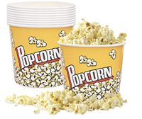 85oz 130oz 170oz Tasse à pop-corn Seau en papier pour poulet frit