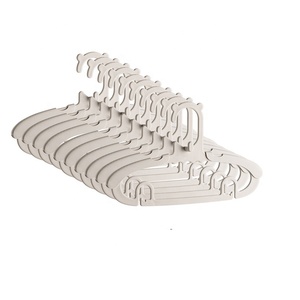 <span class=keywords><strong>Cintres</strong></span> en plastique pour enfants avec pince, extensibles, sans trace, antidérapants, pour vêtements de bébé, <span class=keywords><strong>lot</strong></span> de 10 - Product Image 5