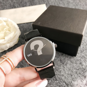 <span class=keywords><strong>Montre</strong></span> à quartz minimaliste Guesses avec grand cadran distinctif, <span class=keywords><strong>montre</strong></span> de sport élégante - Product Image 2