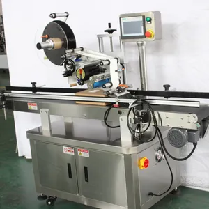 Good Quality Full Automatic Plane Round And Flat Bottle Labeling Machine With Double-sided For Hot Sale