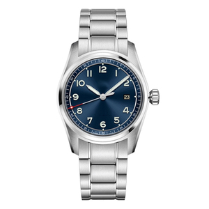 Movimiento mecánico Zafiro Clase Resistente al agua Negocios Moda clásica Reloj de acero inoxidable para hombres - Product Image 4